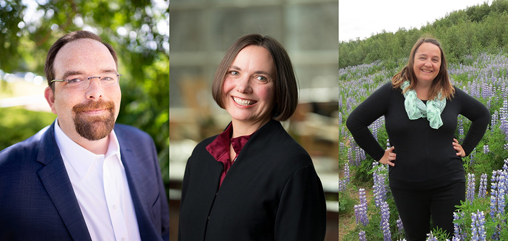 Mike Middleton, Natasha Seegert, and Jeannie Hunt